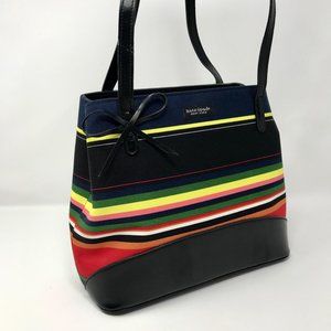 white house black market striped tote